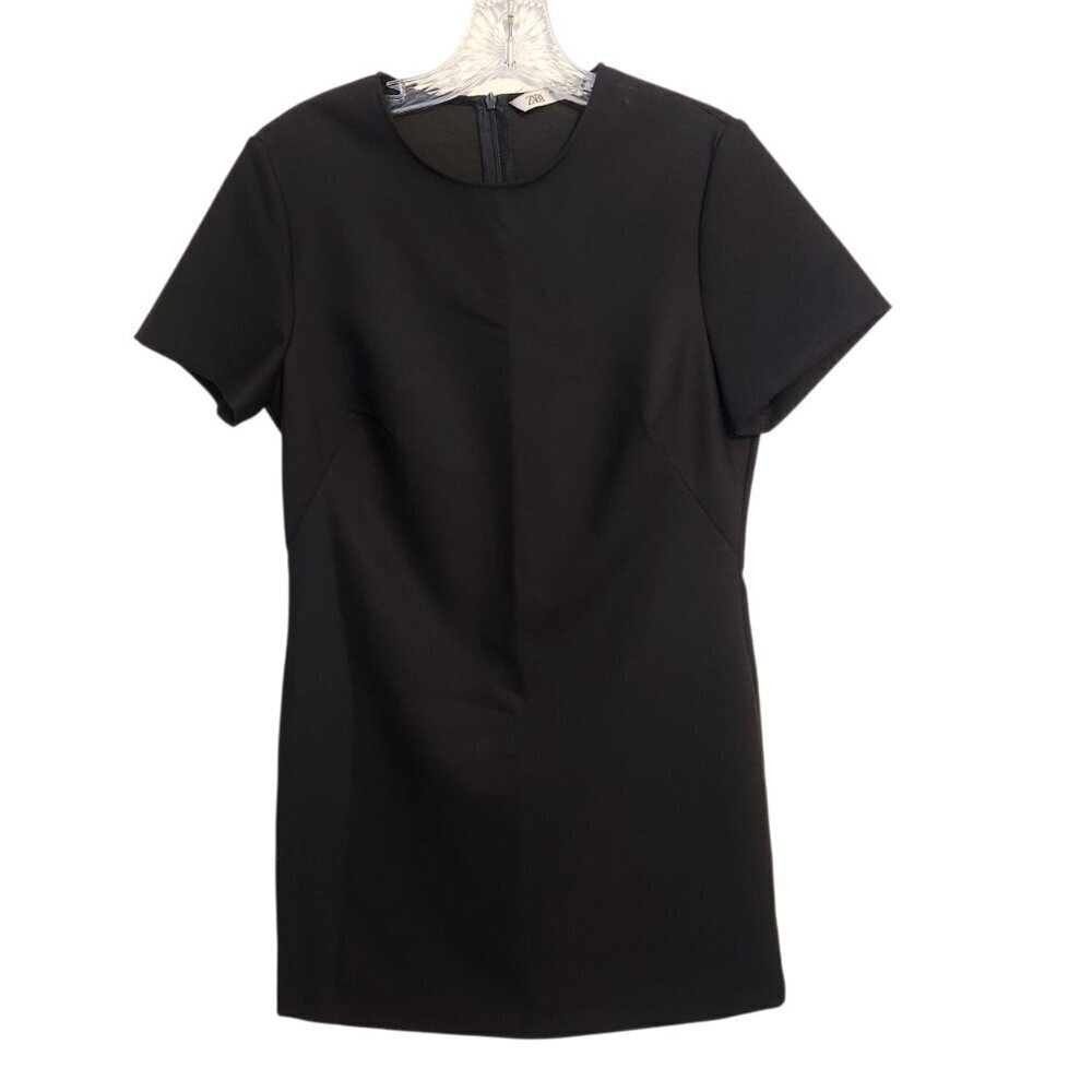 Zara | Women's Classic Little Black Mini Cocktail Dress (US Size Large)